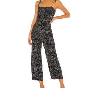 Lovers and Friends Selena Jumpsuit in Black Dot, Size S